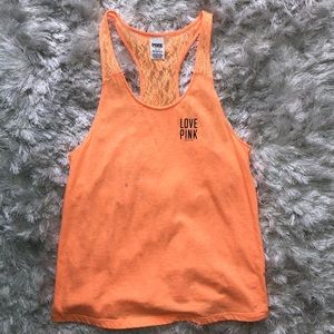 VS PINK Lace Back Tanktop